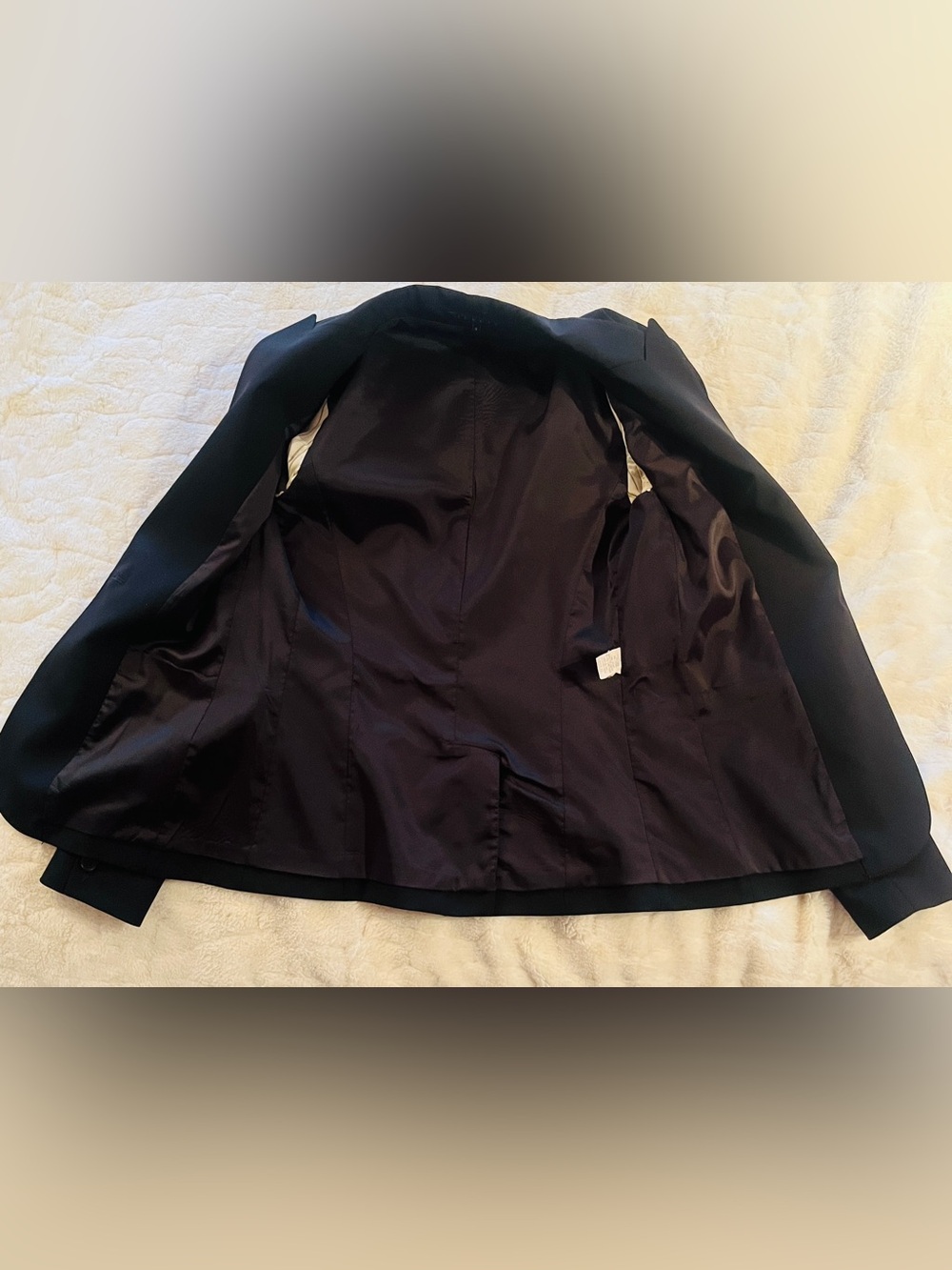 Theory Black Tailored Single-Button
Classic Suit Blazer Jacket Size 4 - Picture 8 of 11